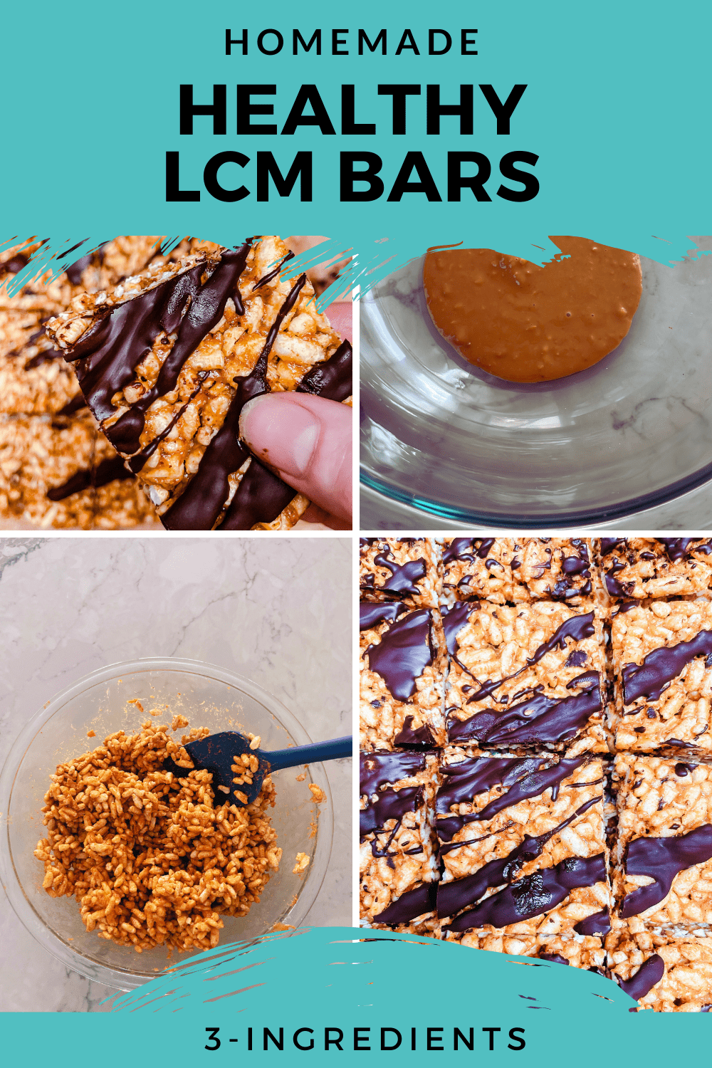 Healthy LCM Bars - 3 Ingredients - Stacey Clare